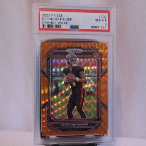 2022 PRIZM DESMOND RIDDER ORANGE WAVE #302 NM-MT PSA 8 - Picture 1 of 3